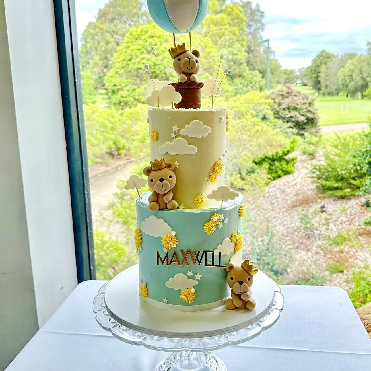 First birthday character cake for kid's party